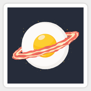 Outer Space Breakfast Sticker